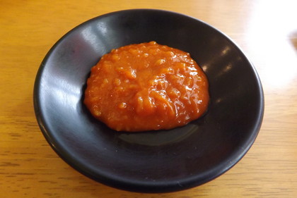 ＬＡカルビに着く味噌ダレ